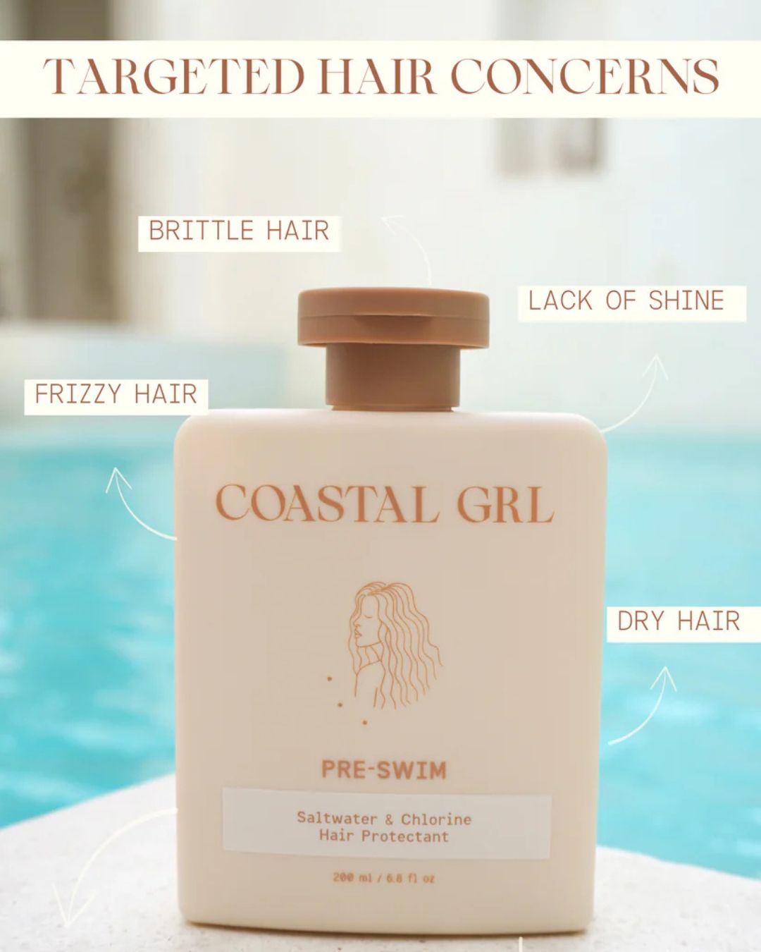 Coastal GRL PRE-SWIM Saltwater & Chlorine Hair Protectant