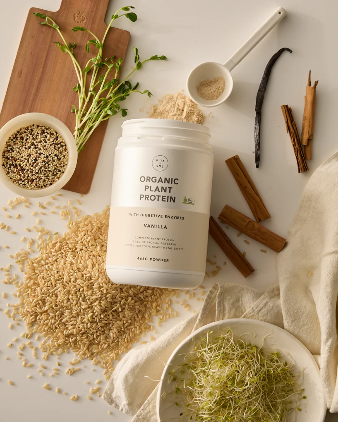 VITA-SOL Organic Plant Protein Vanilla
