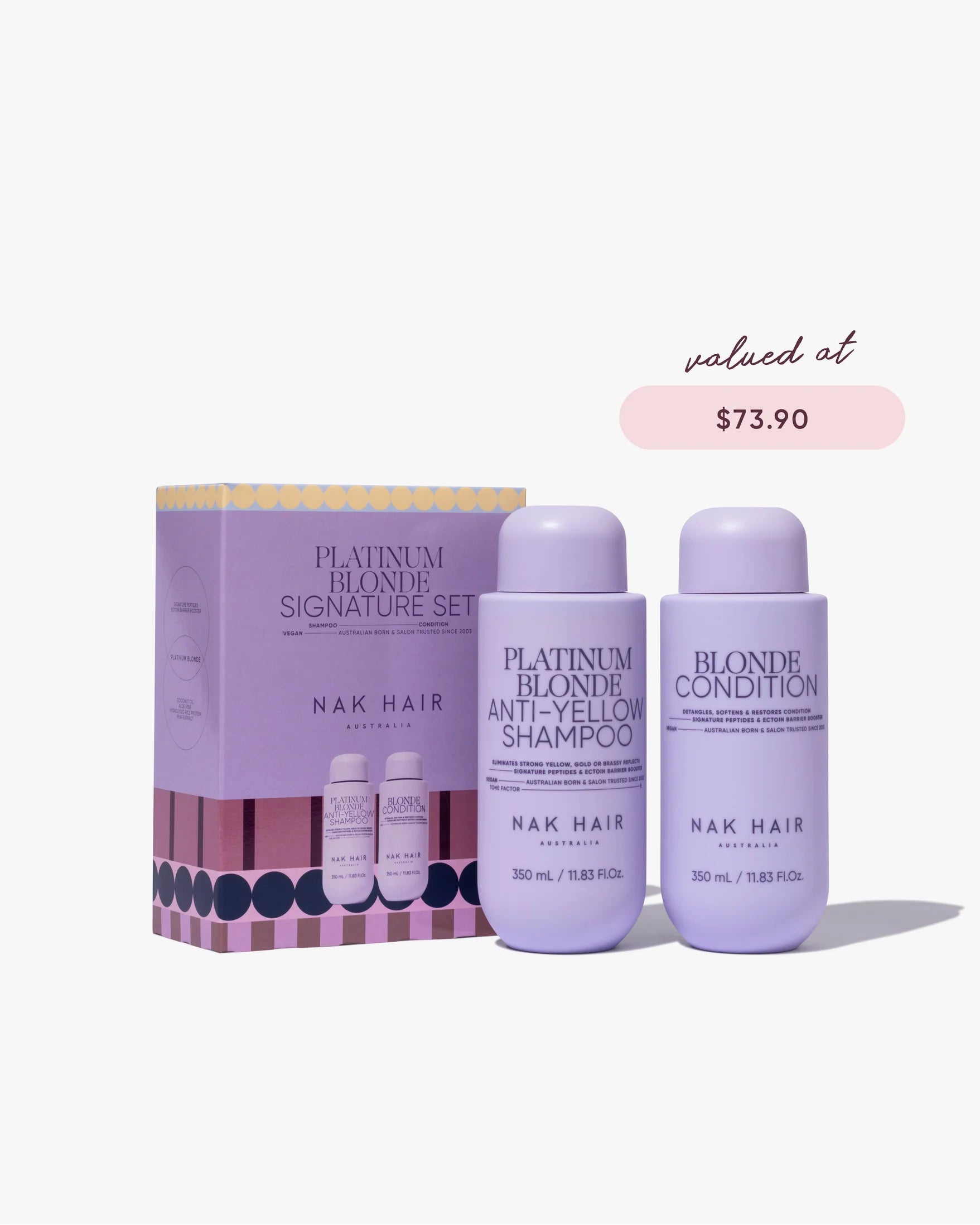 NAK Signature Holiday Platinum Anti-Yellow Blonde Duo