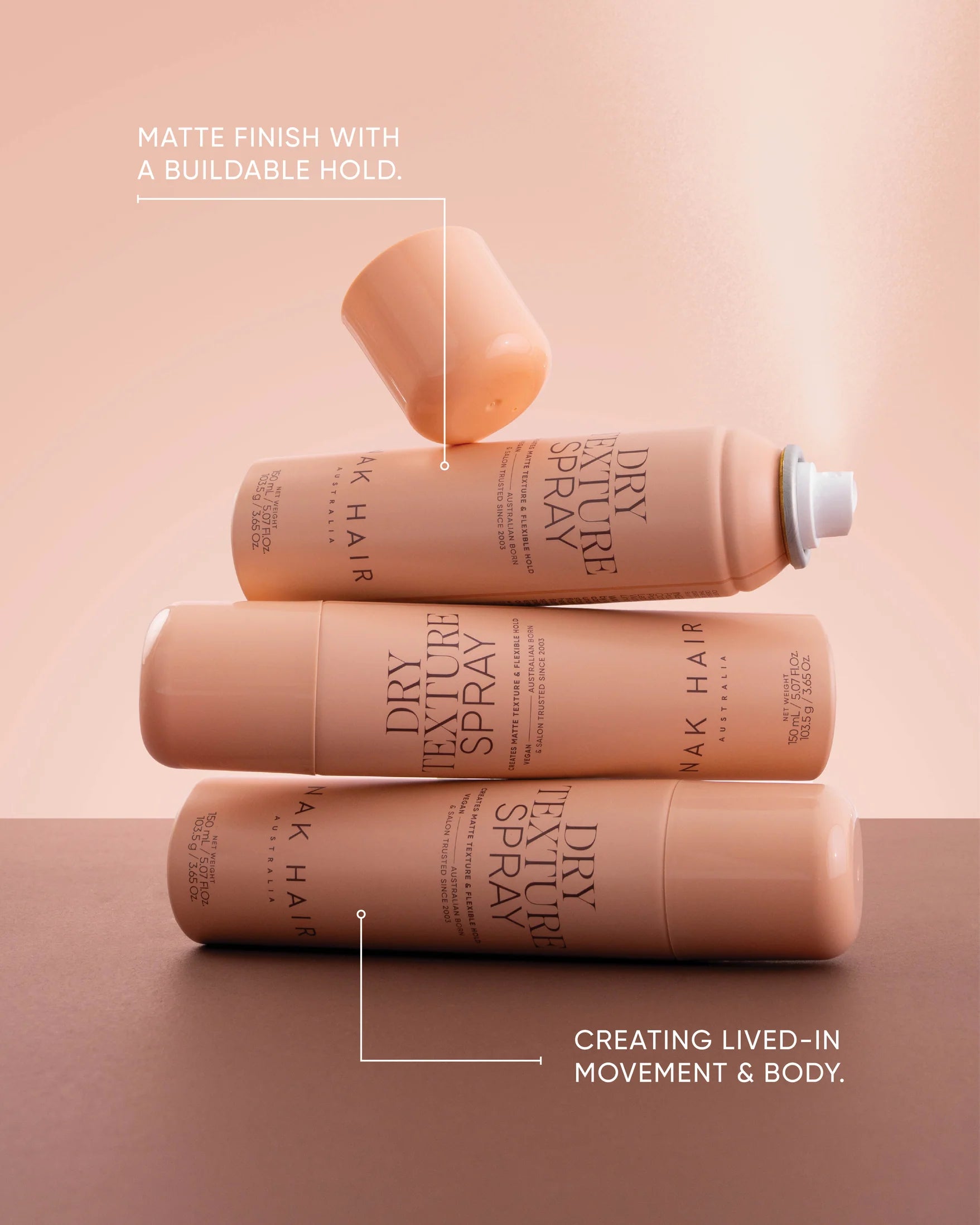 NAK Dry Texture Spray 150ml