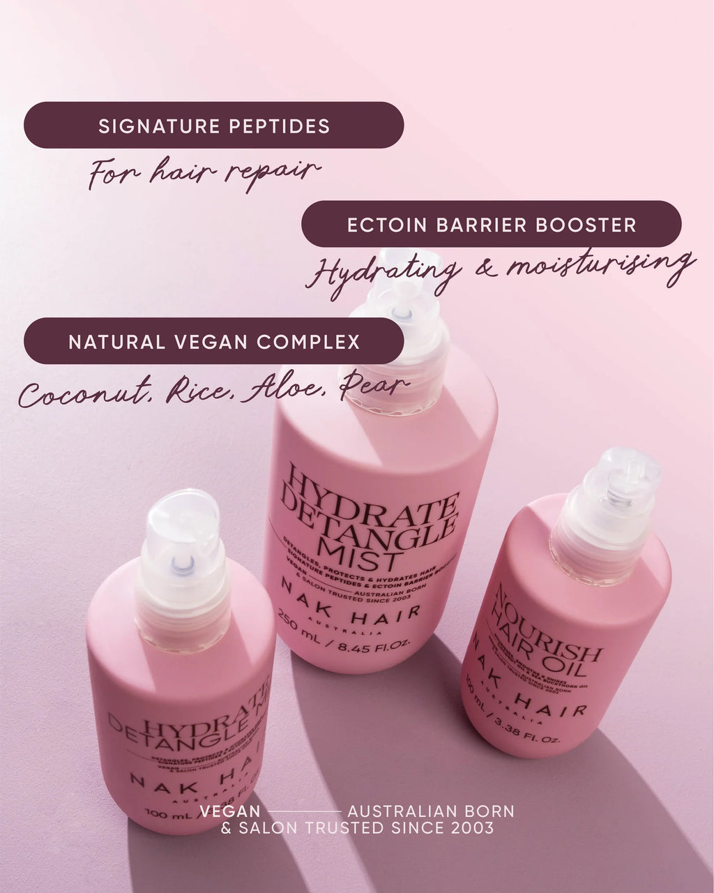 NAK Hydrate Detangle Mist 100ml