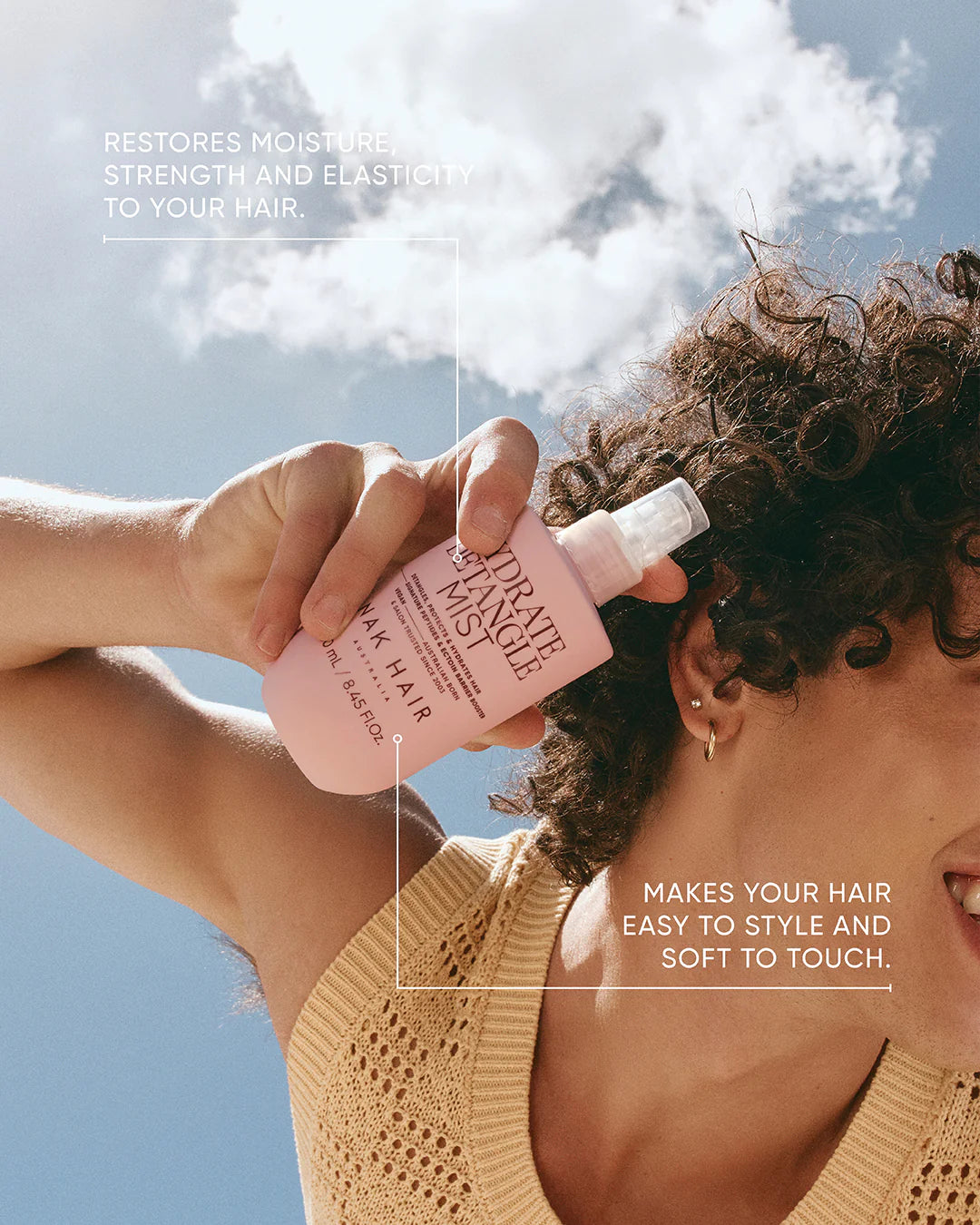 NAK Hydrate Detangle Mist 250ml