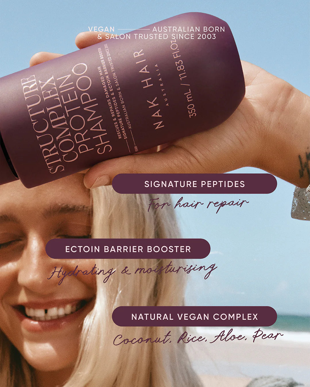 NAK Structure Complex Protein Shampoo 350ml