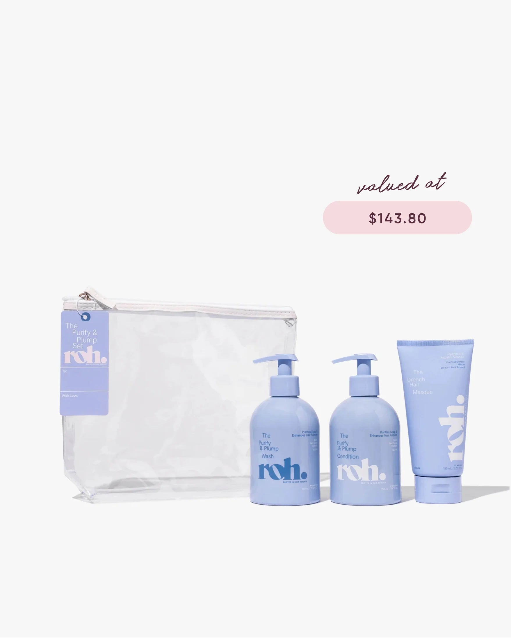 ROH Purify & Plump Set with Bag