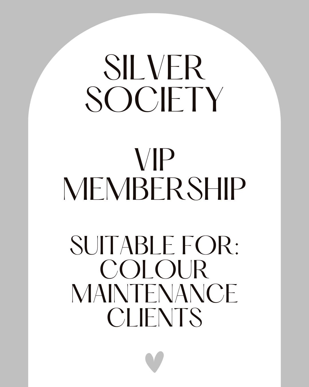Silver Society VIP Membership